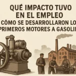 qué impacto tuvo en el empleo Cómo se desarrollaron los primeros motores a gasolina